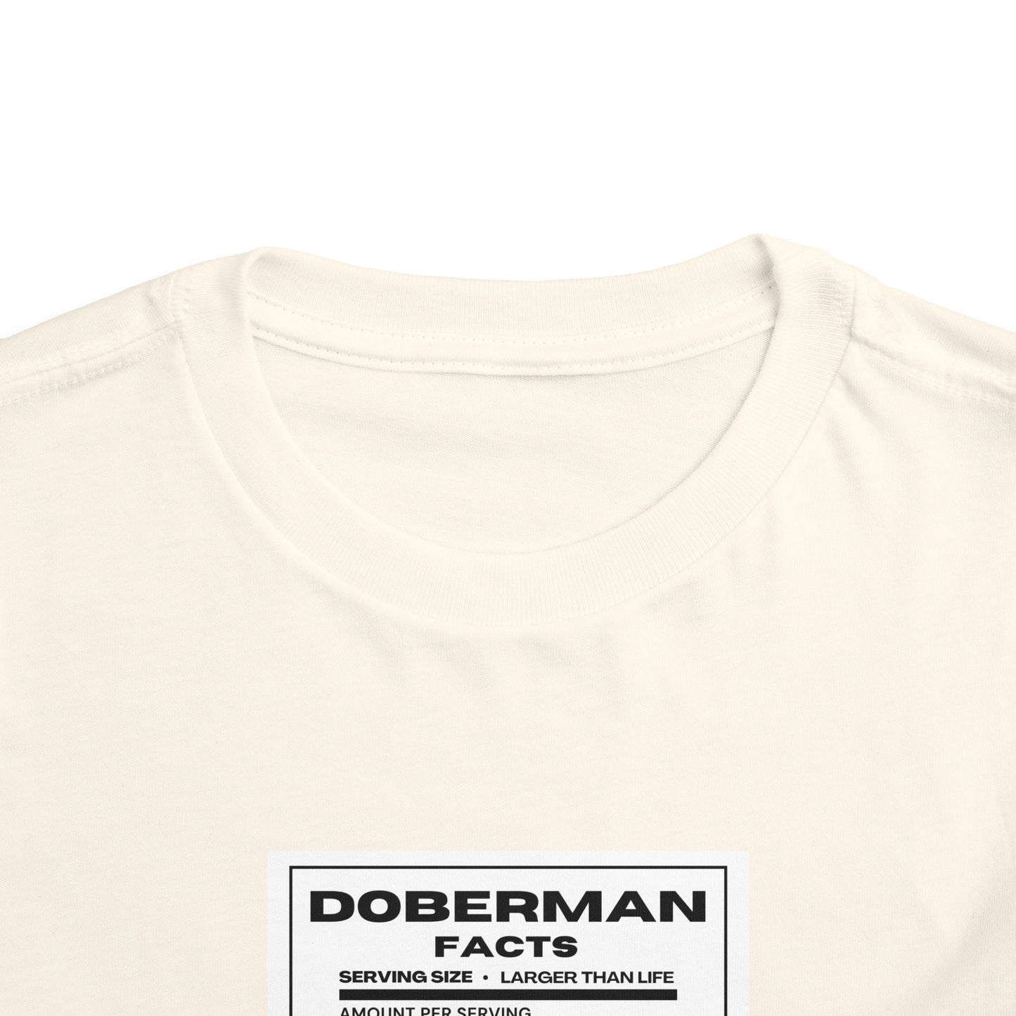 Doberman Facts 1 Toddler Short Sleeve Tee