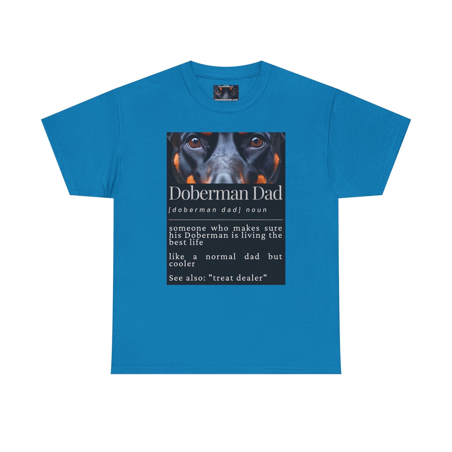 Doberman Dad S1 Private Lable Unisex Heavy Cotton Tee