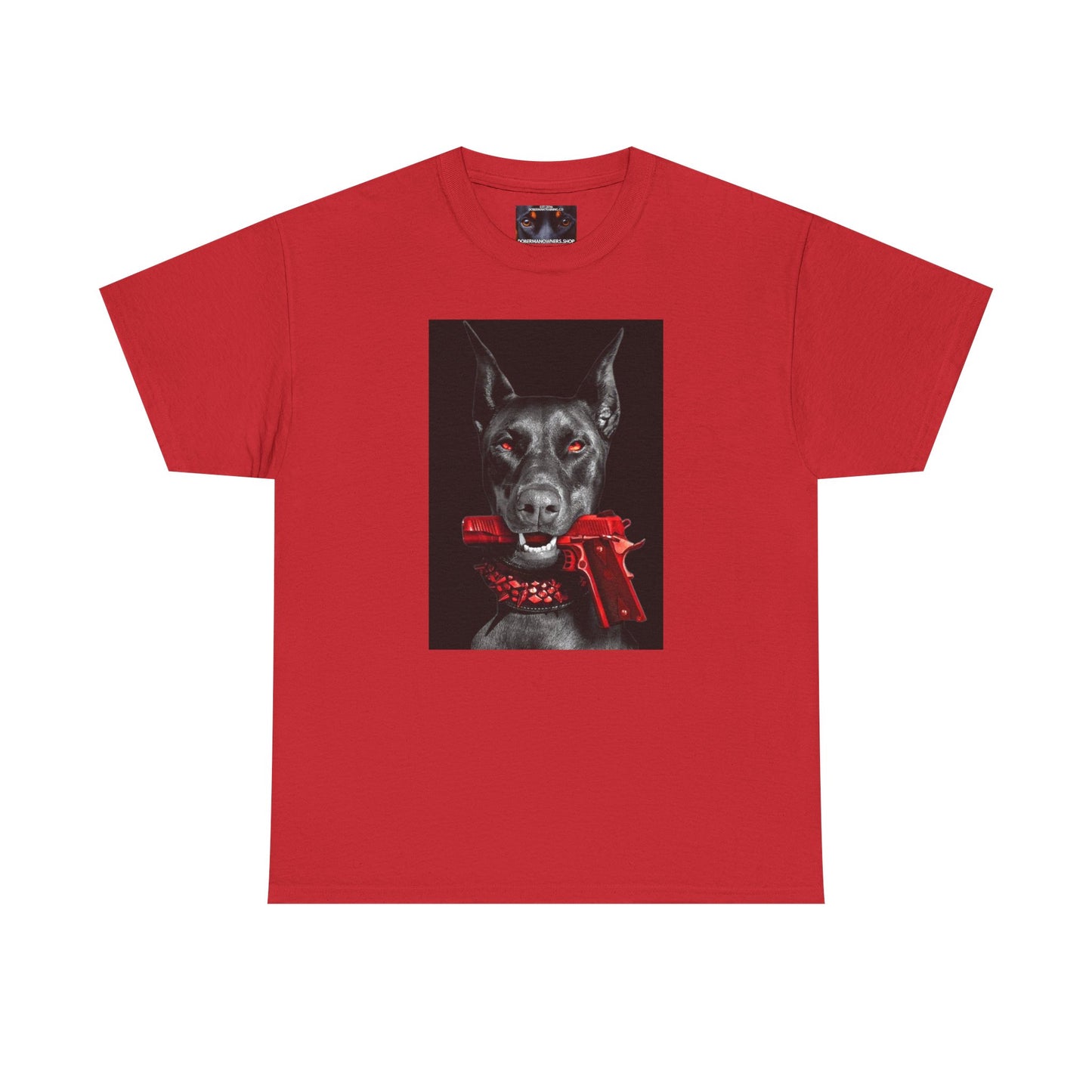 Red 1 Private Lable Unisex Heavy Cotton Tee