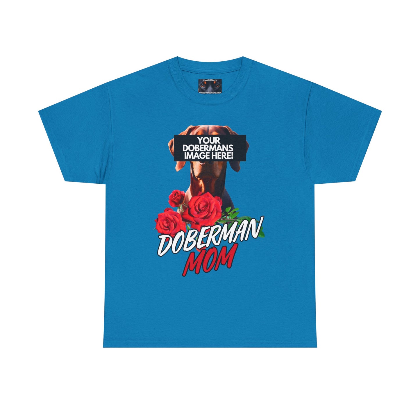 Custom Mom Roses Private Lable Unisex Heavy Cotton Tee