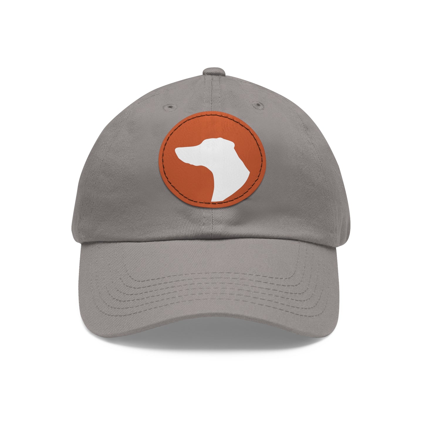 N 1 Dad Hat with Leather Patch (Round)