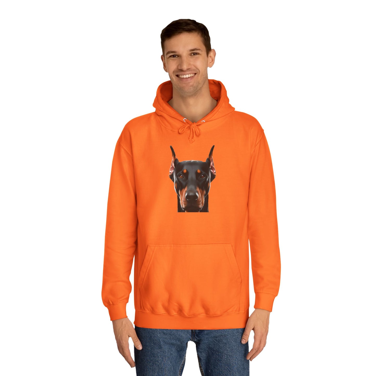 Doberman 1 Unisex College Hoodie
