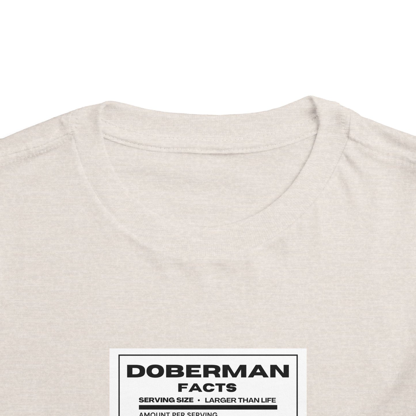 Doberman Facts 1 Toddler Short Sleeve Tee
