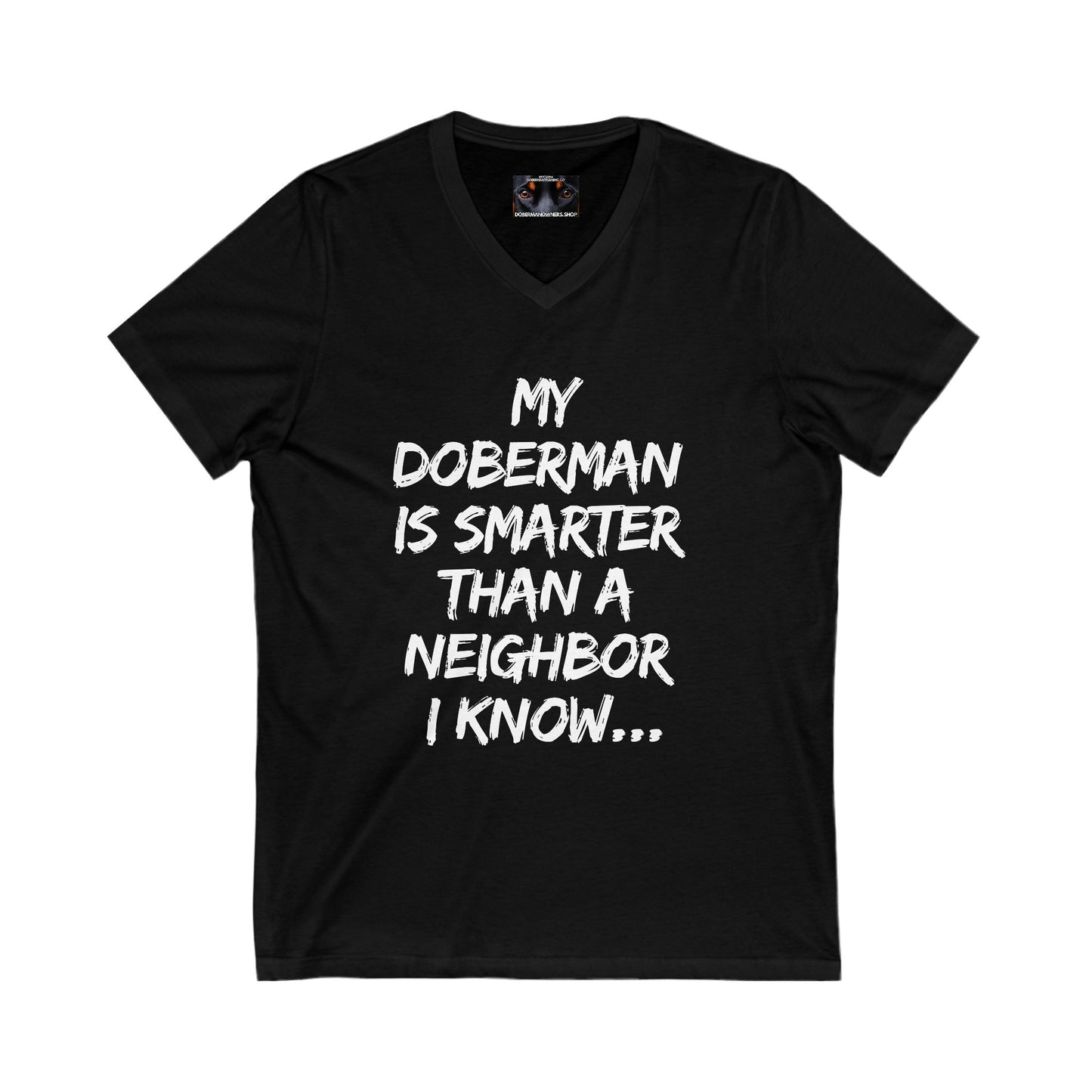 Vecino 1 Private Label Unisex Jersey Short Sleeve V-Neck Tee