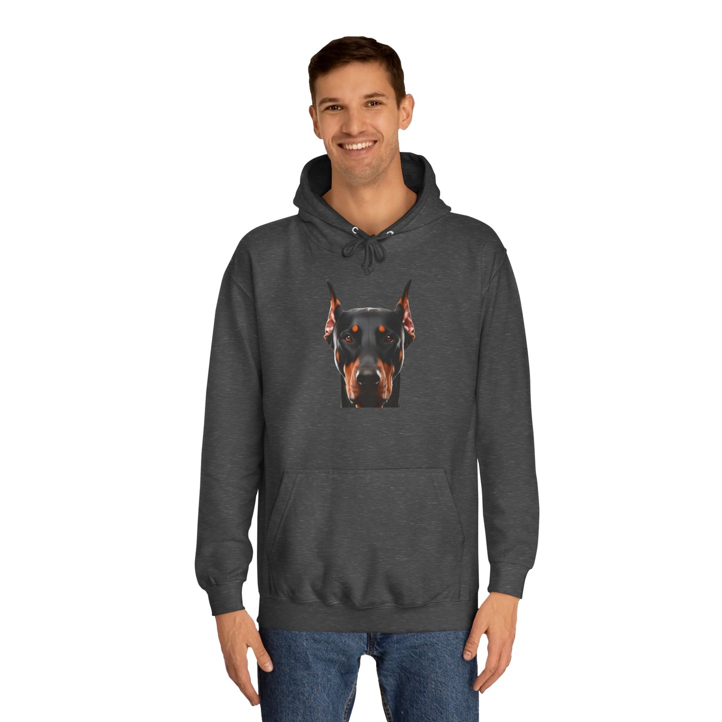 Doberman 1 Unisex College Hoodie