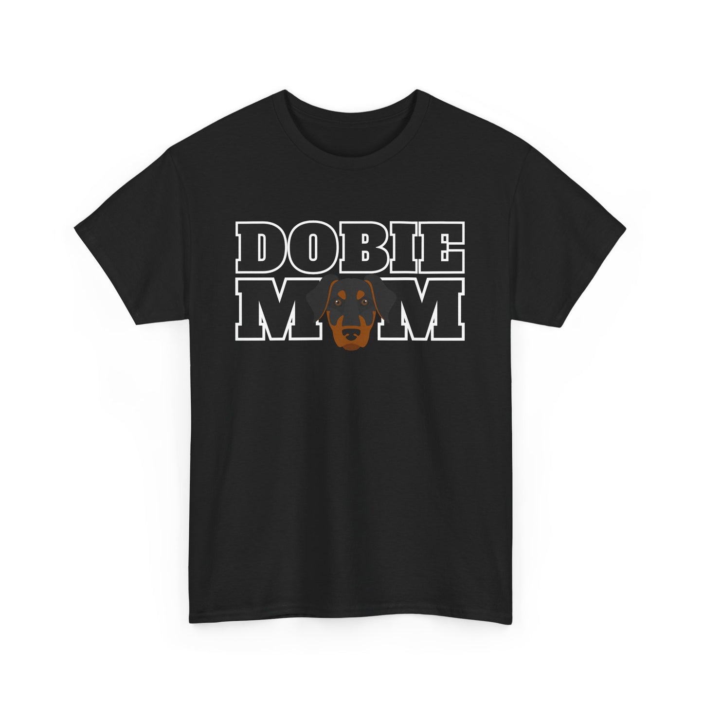 Dobie Mom 03 2025 Unisex Heavy Cotton Tee