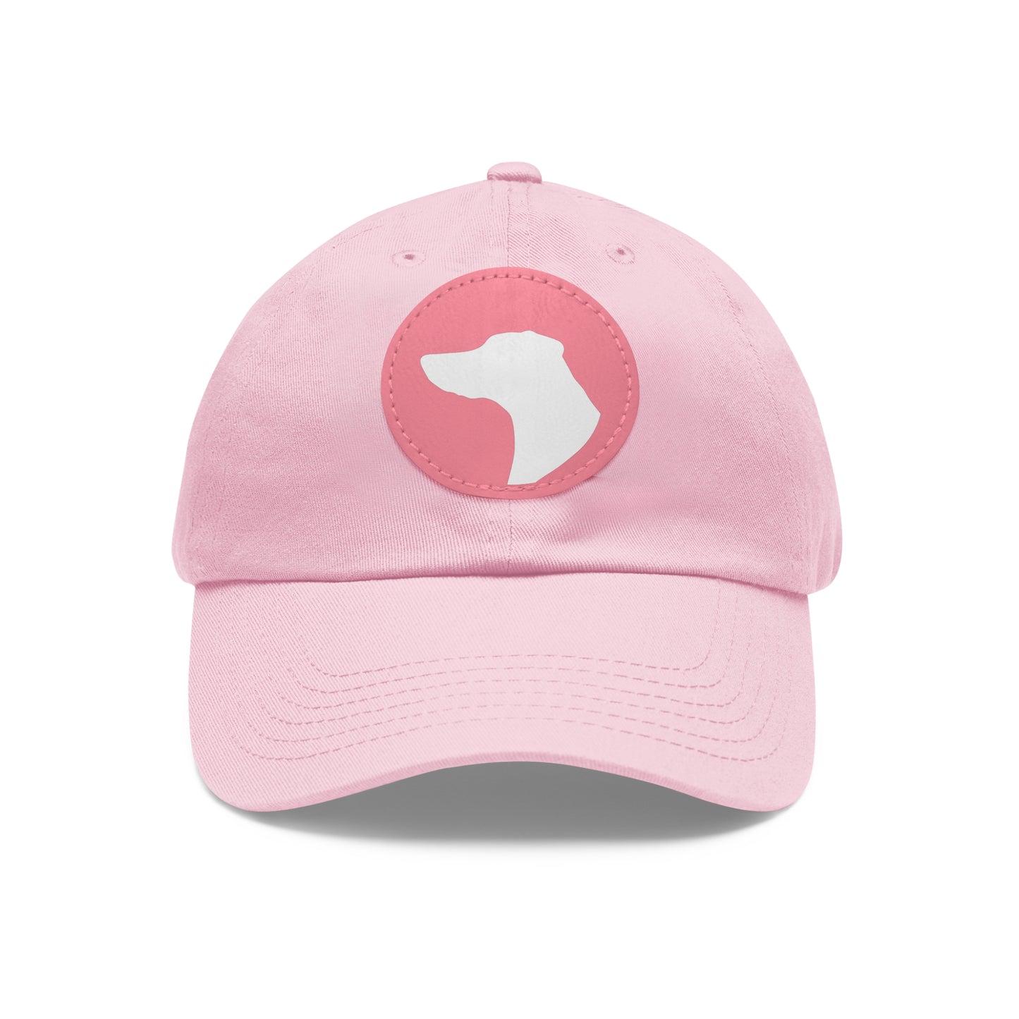 N 1 Dad Hat with Leather Patch (Round)