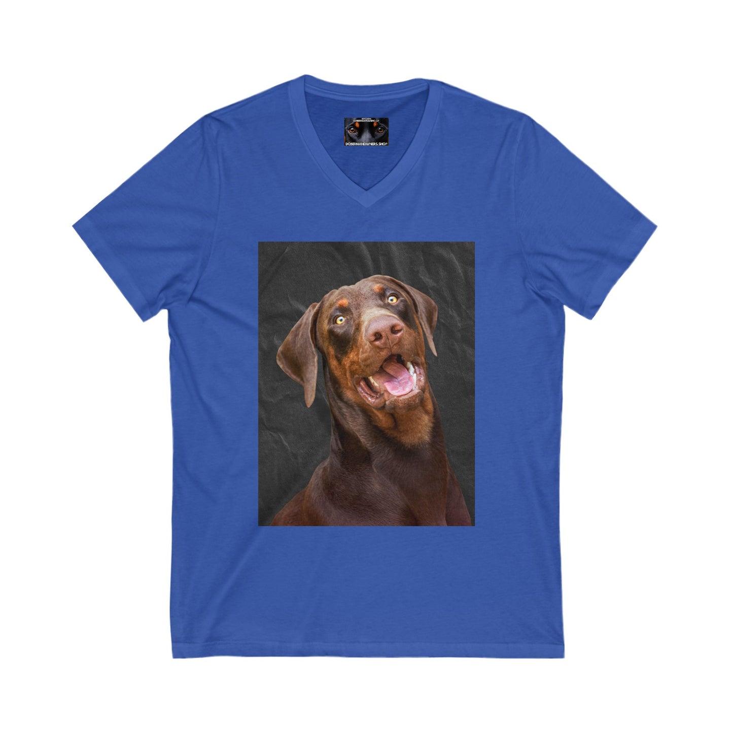 The Eyes Private Label Unisex Jersey Short Sleeve V-Neck Tee
