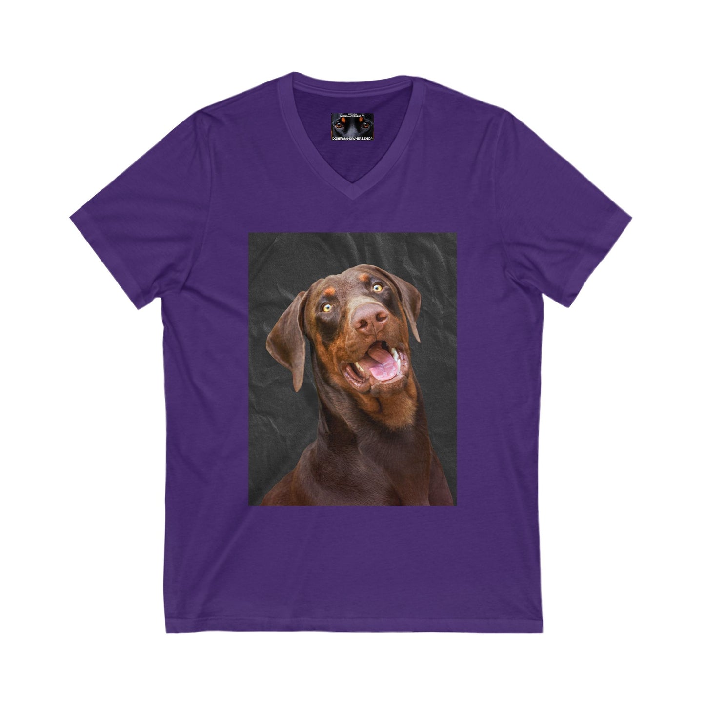 The Eyes Private Label Unisex Jersey Short Sleeve V-Neck Tee