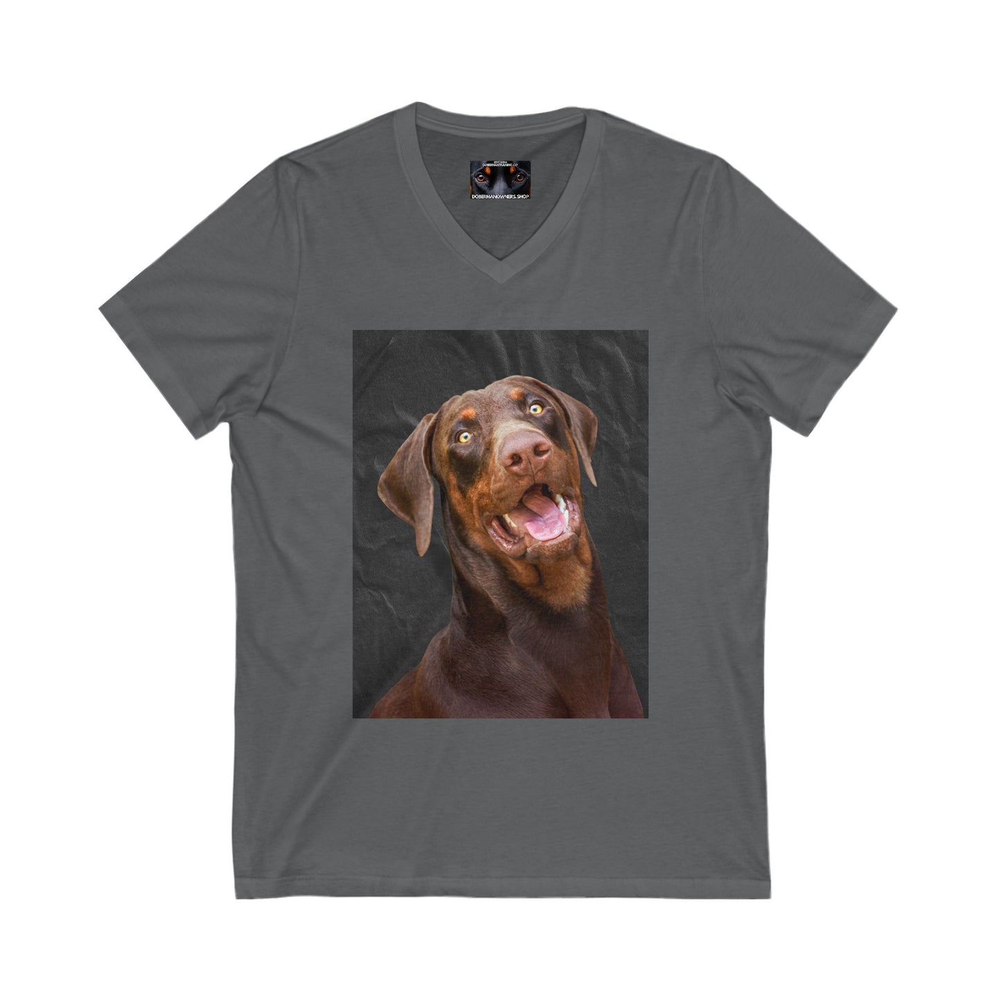 The Eyes Private Label Unisex Jersey Short Sleeve V-Neck Tee