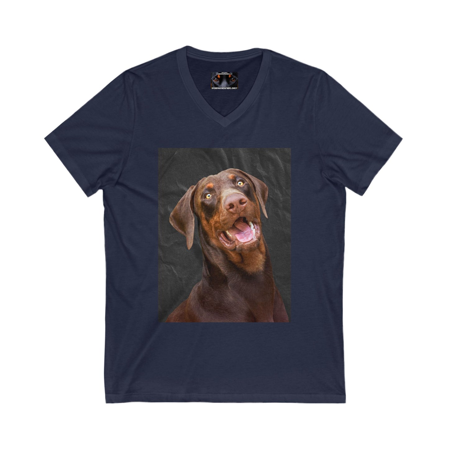 The Eyes Private Label Unisex Jersey Short Sleeve V-Neck Tee