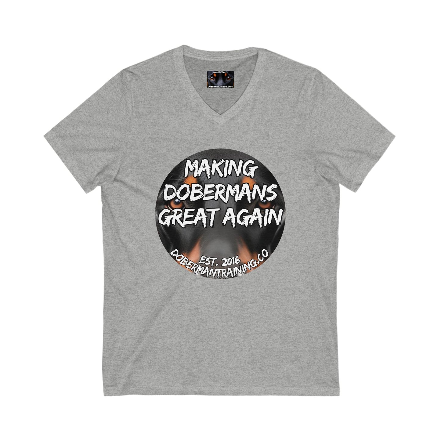 Group 1 Private Label Unisex Jersey Short Sleeve V-Neck Tee