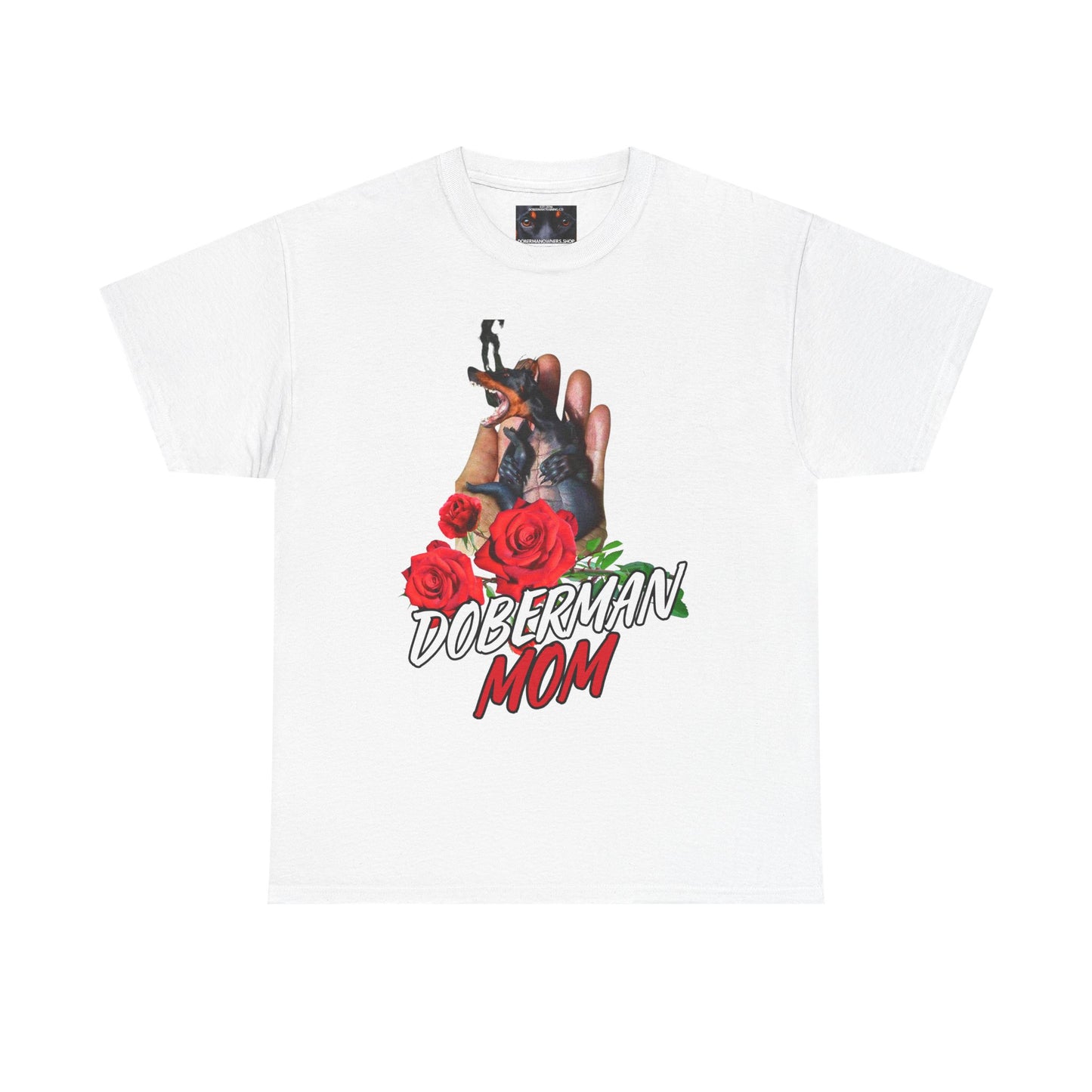 Dragon Mom Roses 10 Private Lable Unisex Heavy Cotton Tee