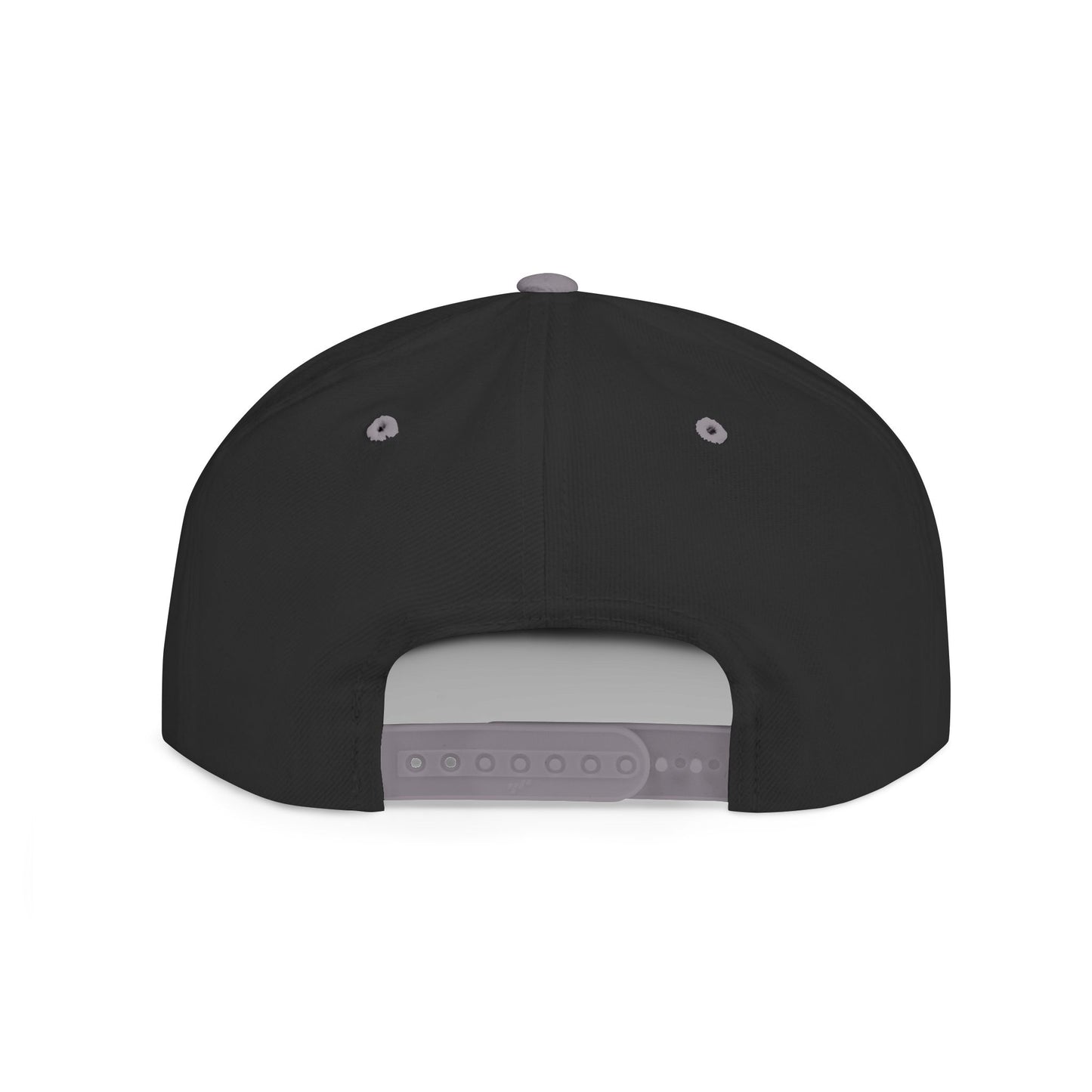 Custom Dog Silhouette Flat Bill Snapback Cap - Stylish Pet Lover Hat