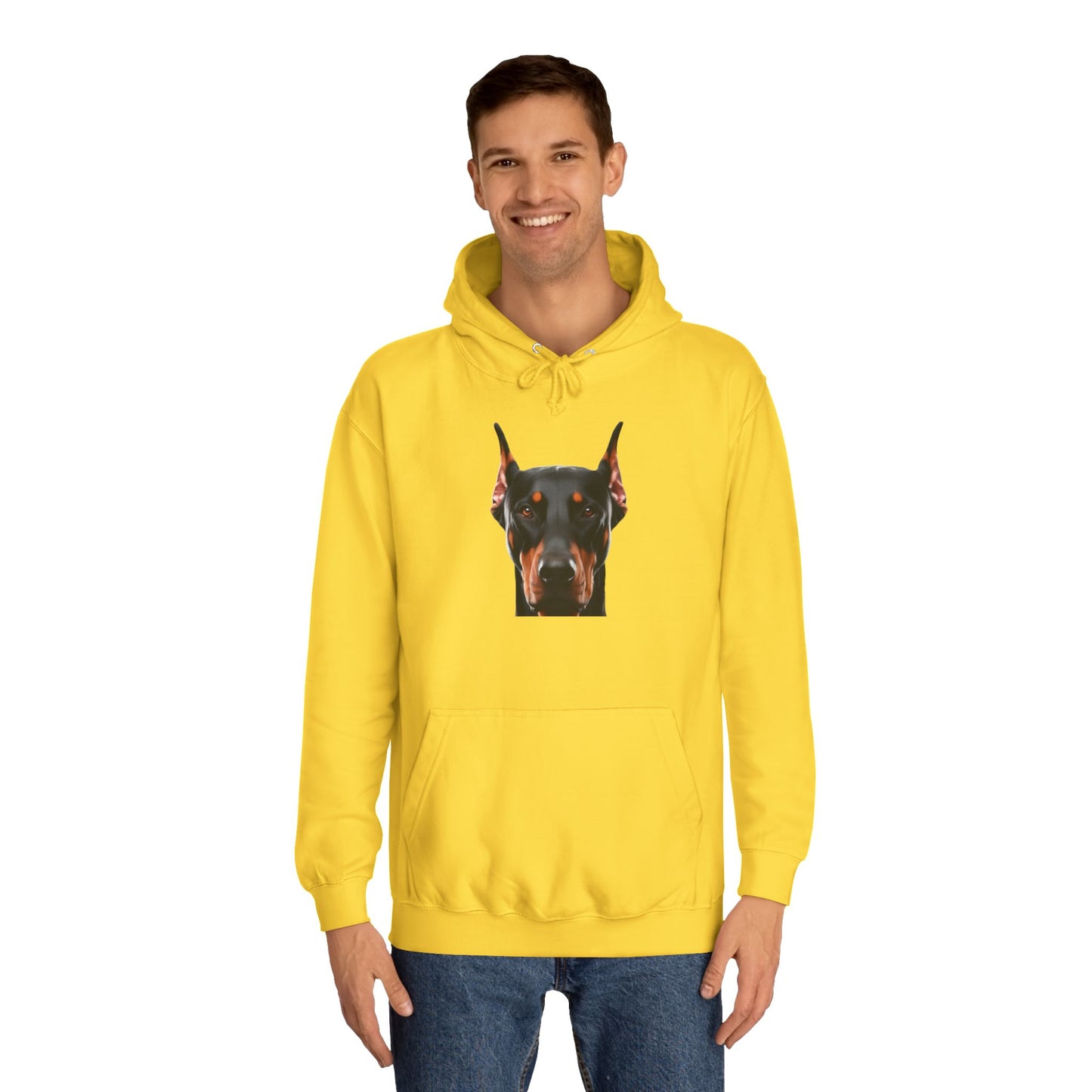 Doberman 1 Unisex College Hoodie