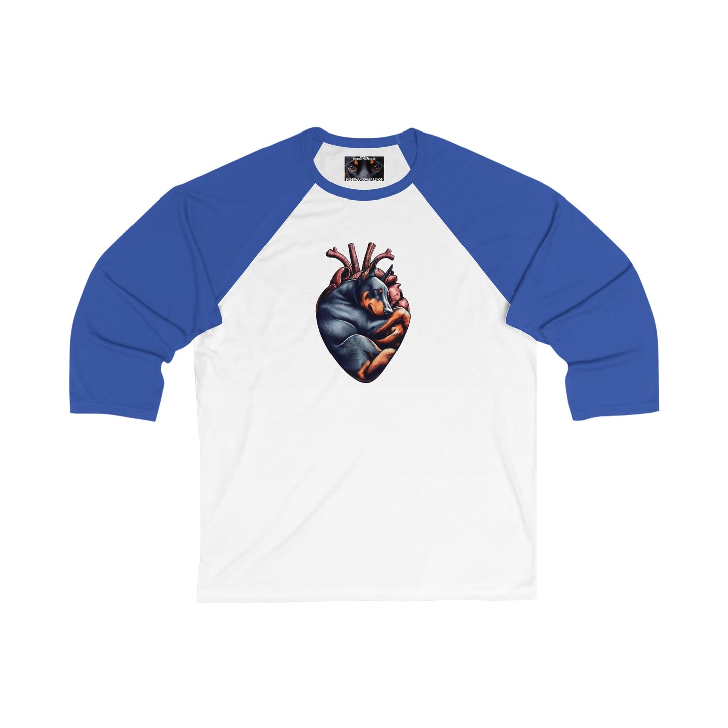 In my heart 1 - Unisex 3/4 Sleeve Baseball Tee