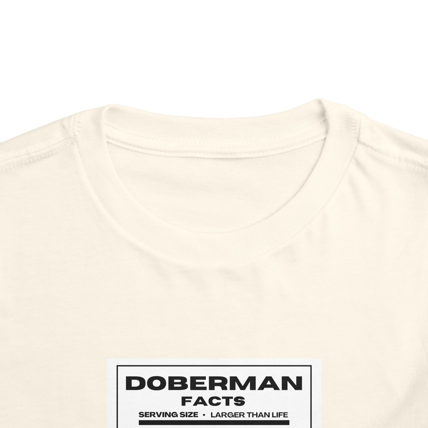 Doberman Facts 1 Toddler Short Sleeve Tee