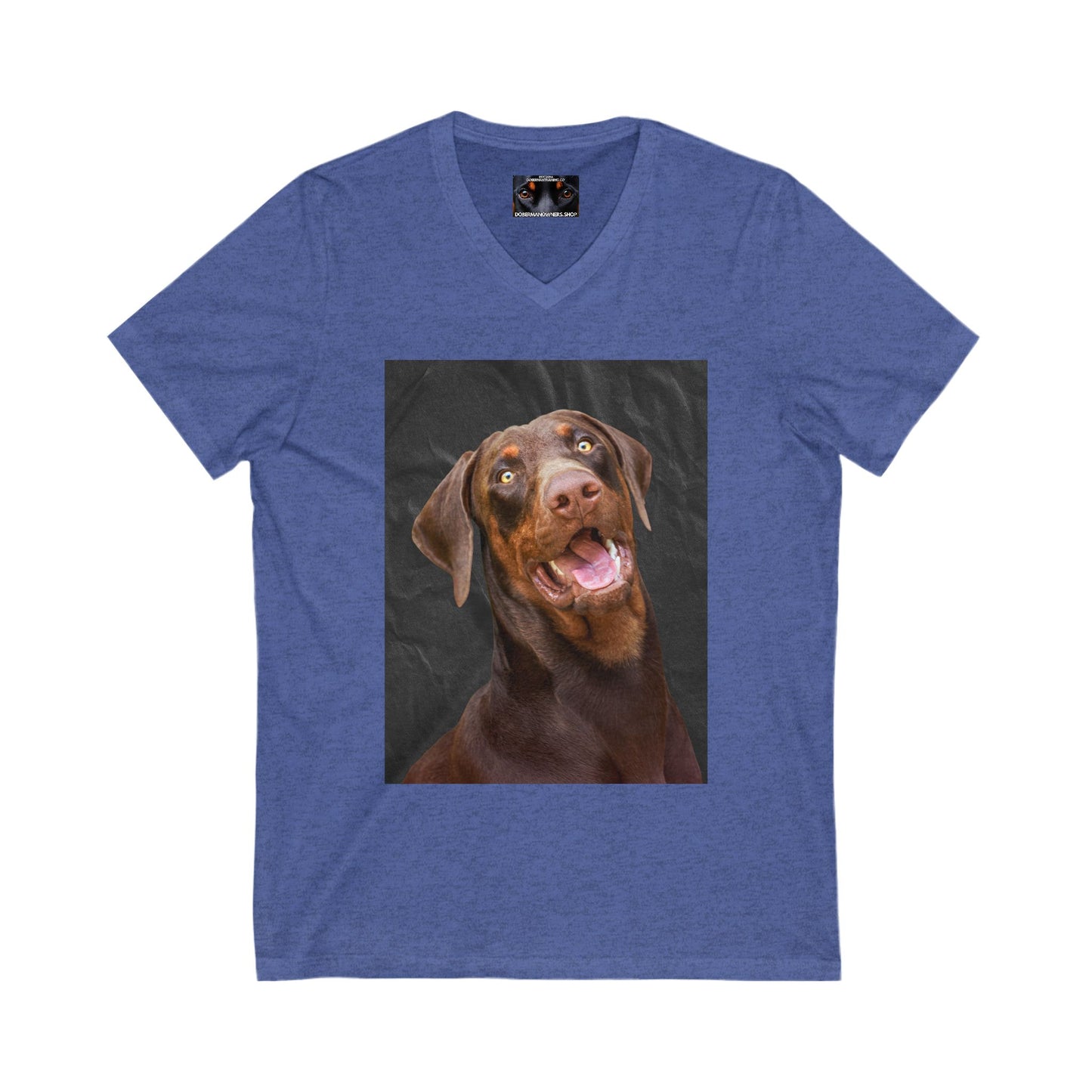 The Eyes Private Label Unisex Jersey Short Sleeve V-Neck Tee