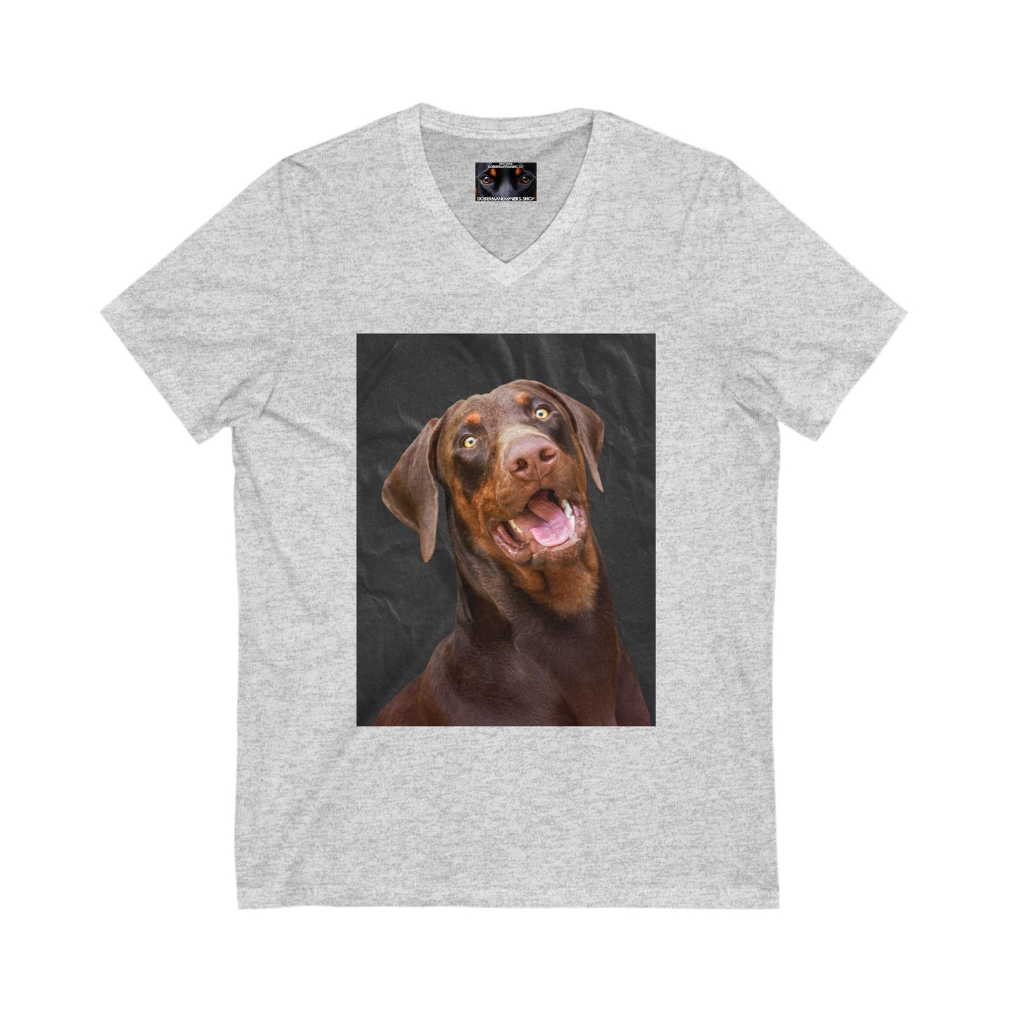 The Eyes Private Label Unisex Jersey Short Sleeve V-Neck Tee