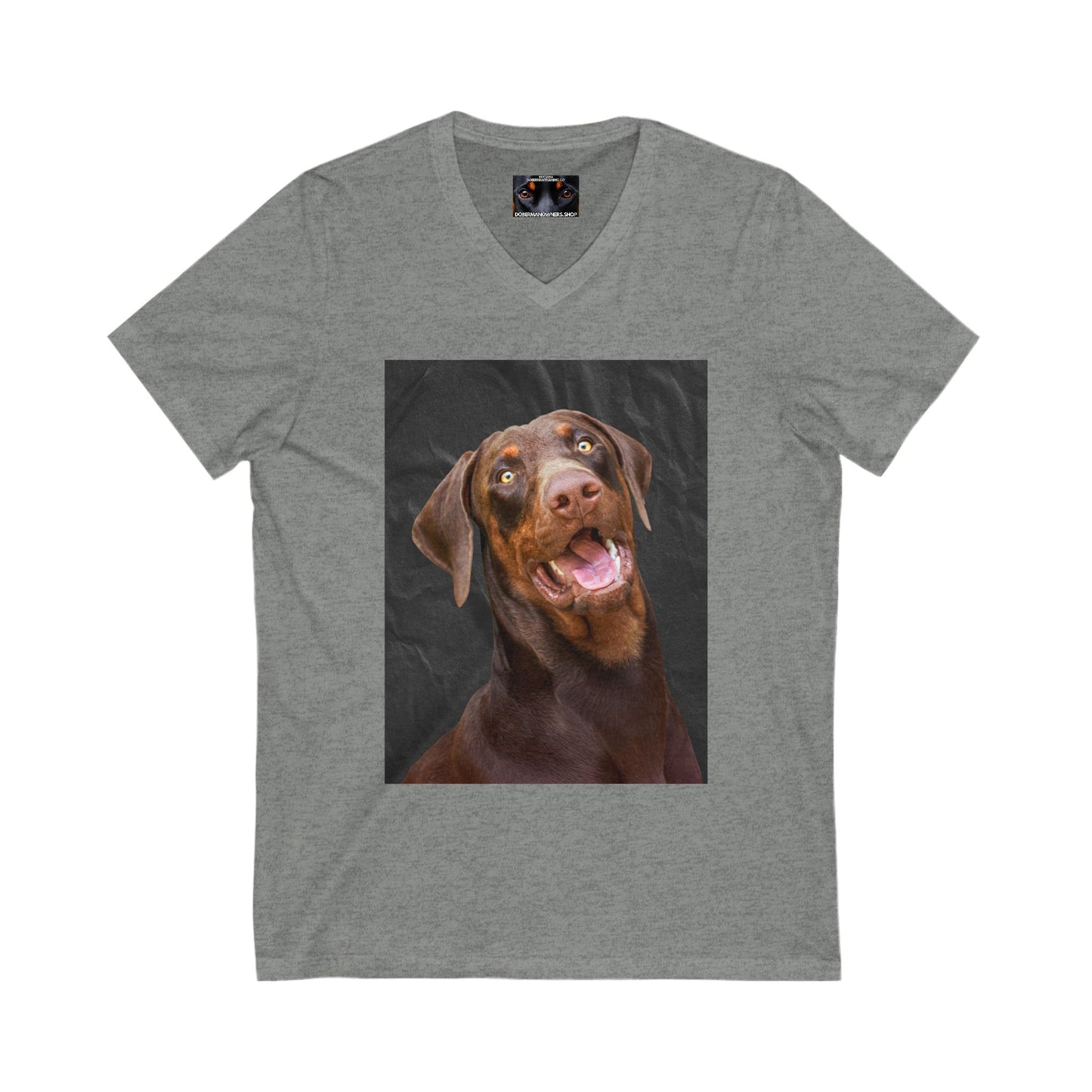 The Eyes Private Label Unisex Jersey Short Sleeve V-Neck Tee