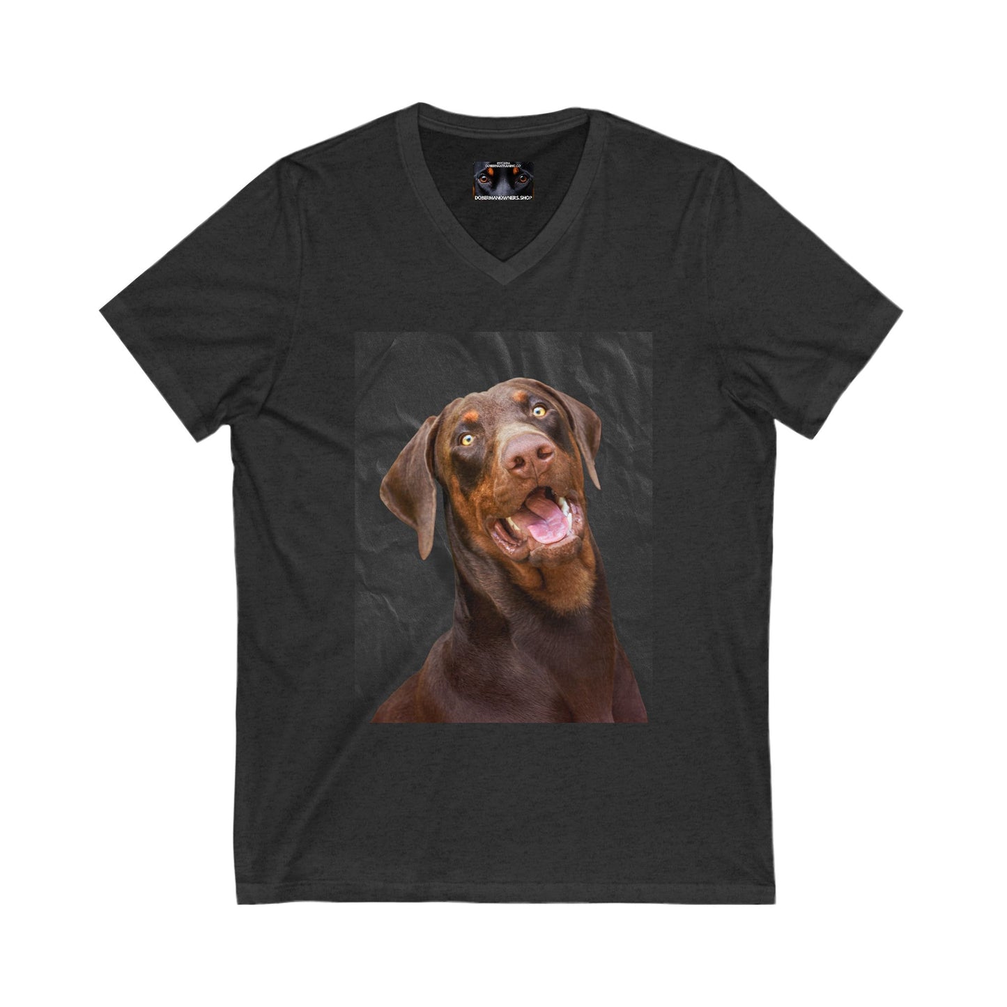 The Eyes Private Label Unisex Jersey Short Sleeve V-Neck Tee