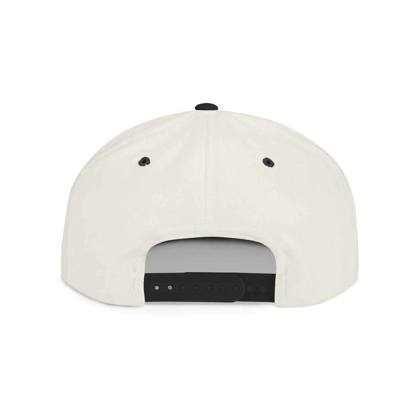 Custom Dog Silhouette Flat Bill Snapback Cap - Stylish Pet Lover Hat