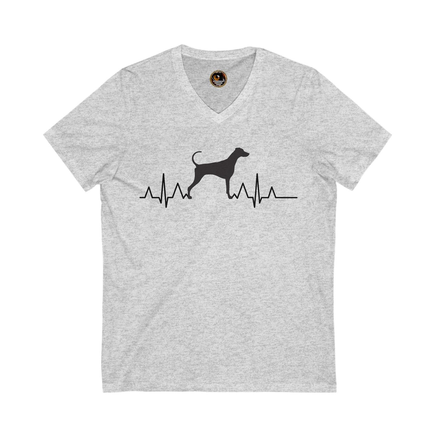Heartbeat 2 Special Edition Private Label Unisex Jersey Short Sleeve V-Neck Tee