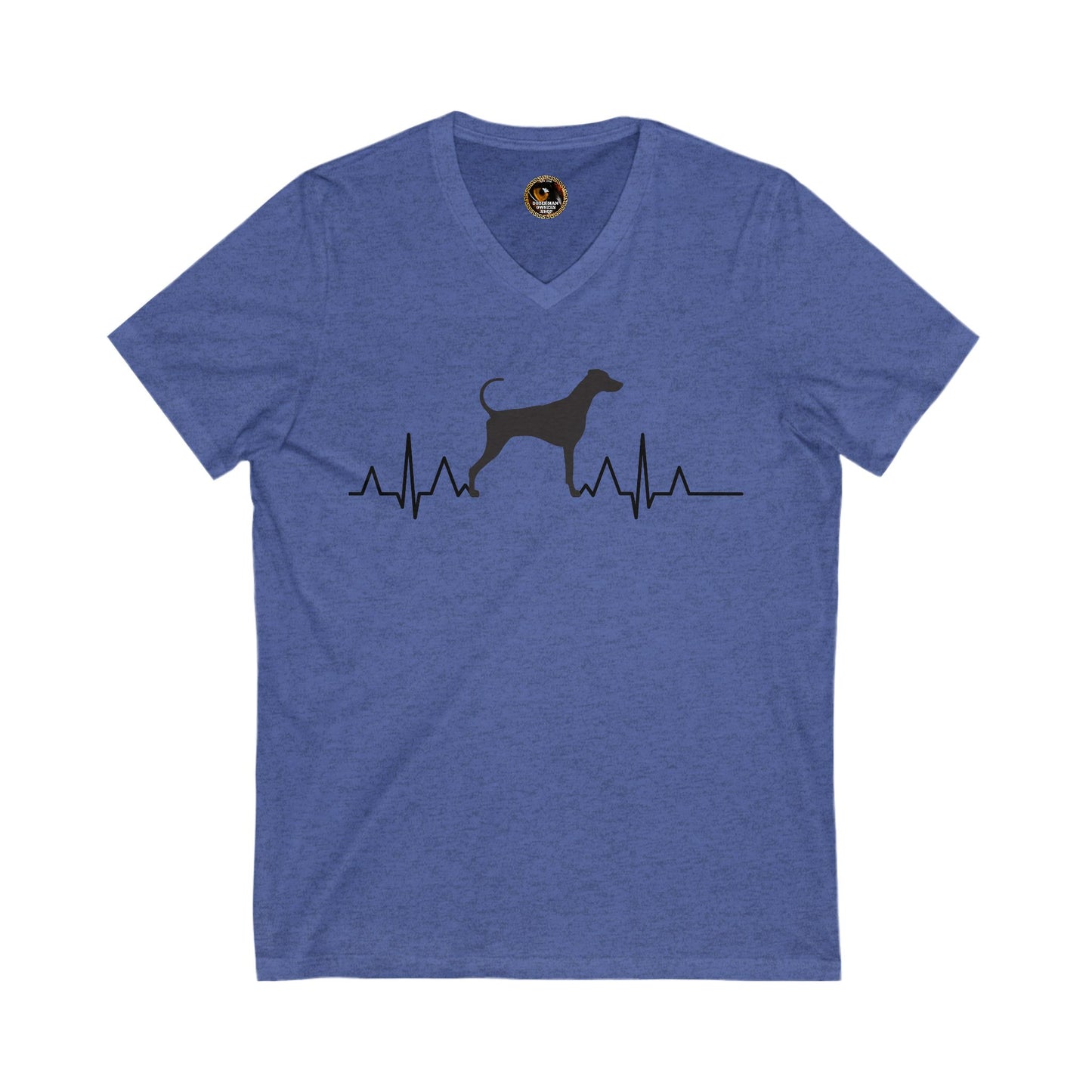 Heartbeat 2 Special Edition Private Label Unisex Jersey Short Sleeve V-Neck Tee