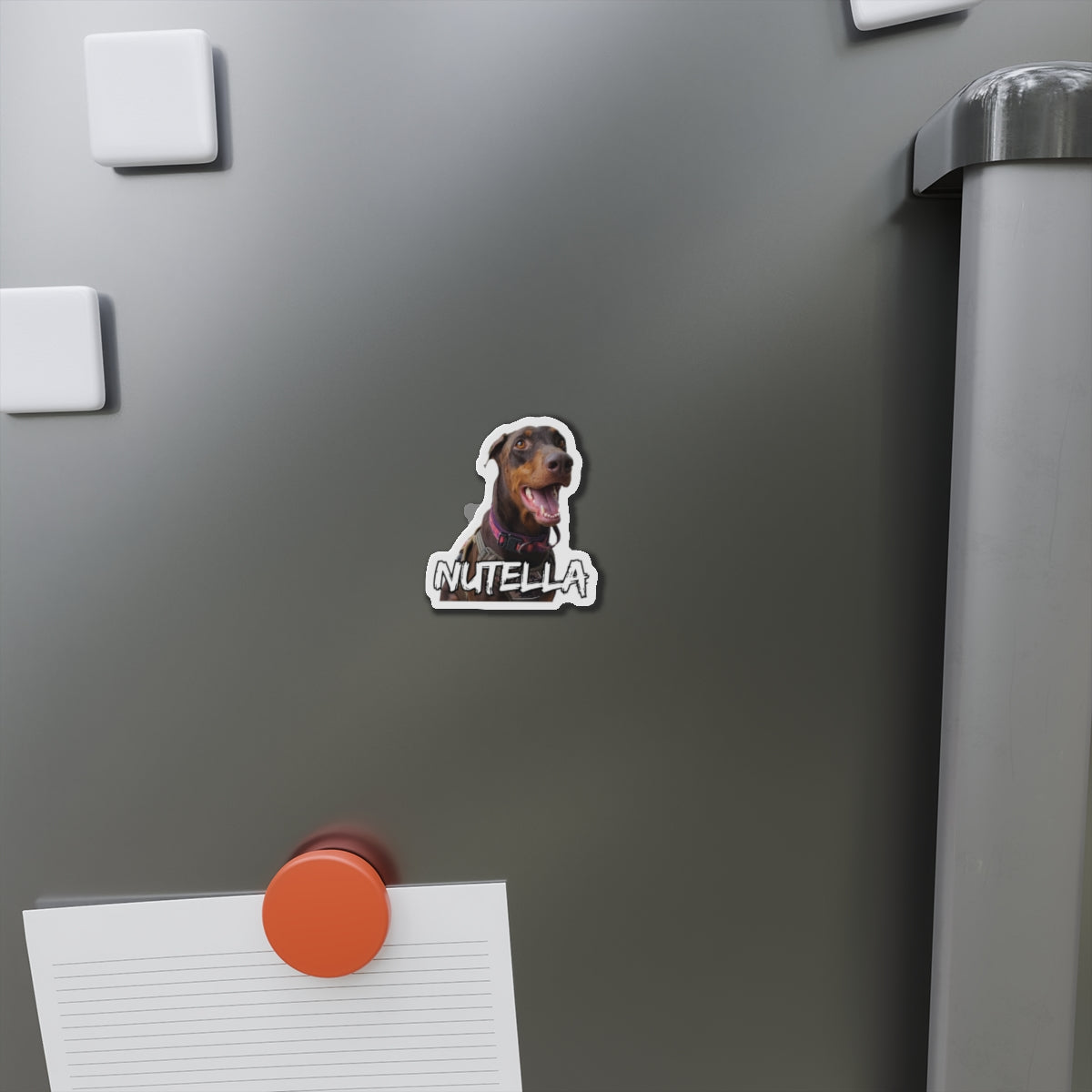 Custom Doberman Die-Cut Magnet