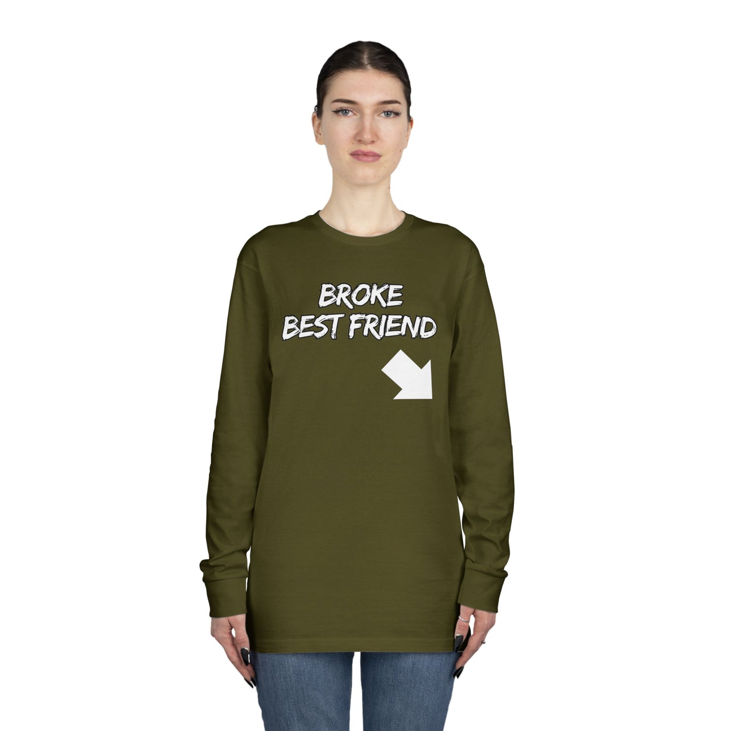 Bestfriend 1| Long Sleeve Crewneck Tee