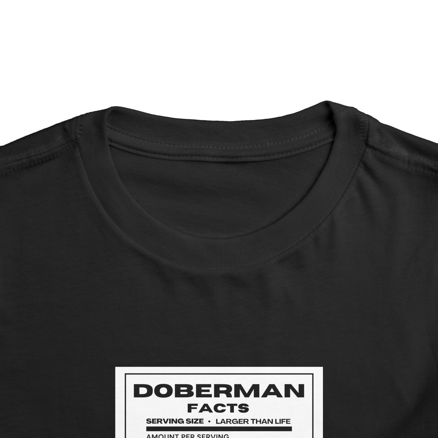 Doberman Facts 1 Toddler Short Sleeve Tee