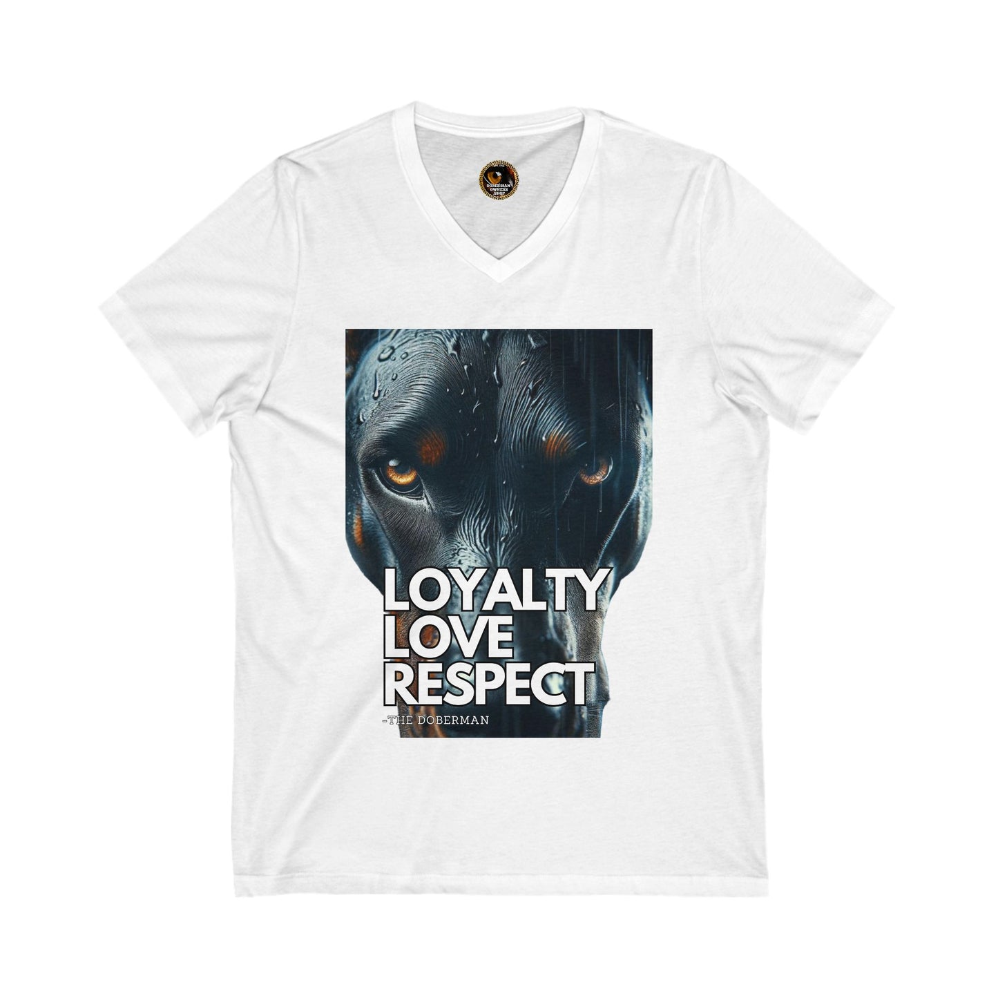 DTT 6 Private Label Unisex Jersey Short Sleeve V-Neck Tee