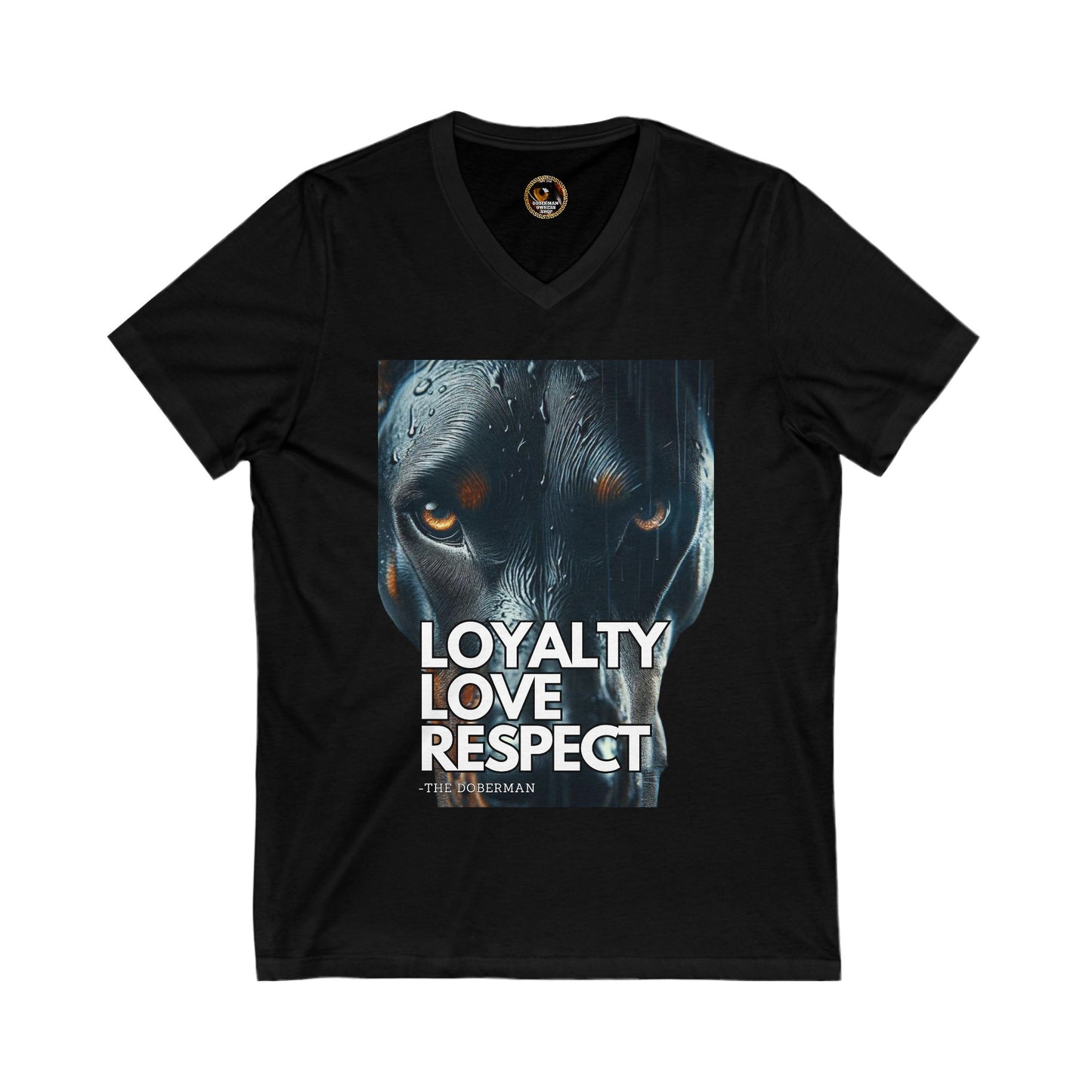 DTT 6 Private Label Unisex Jersey Short Sleeve V-Neck Tee
