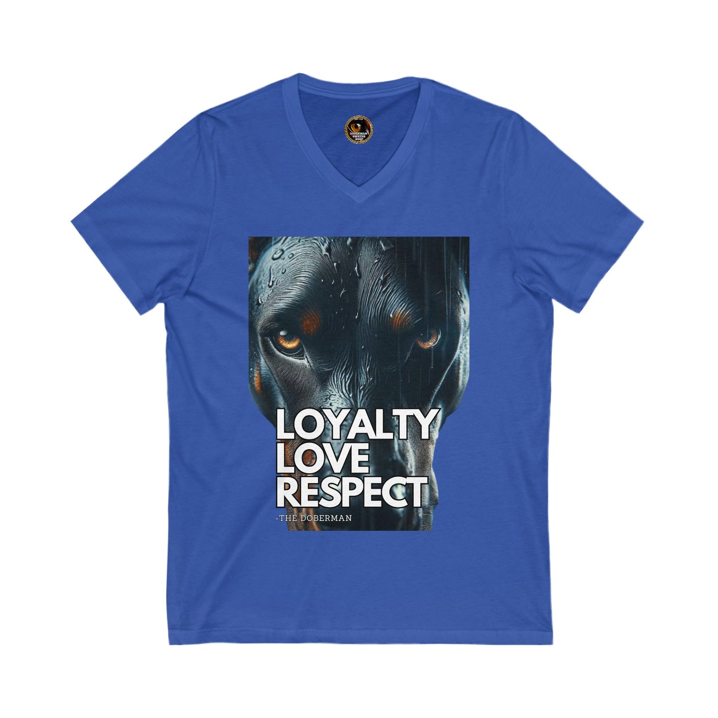 DTT 6 Private Label Unisex Jersey Short Sleeve V-Neck Tee