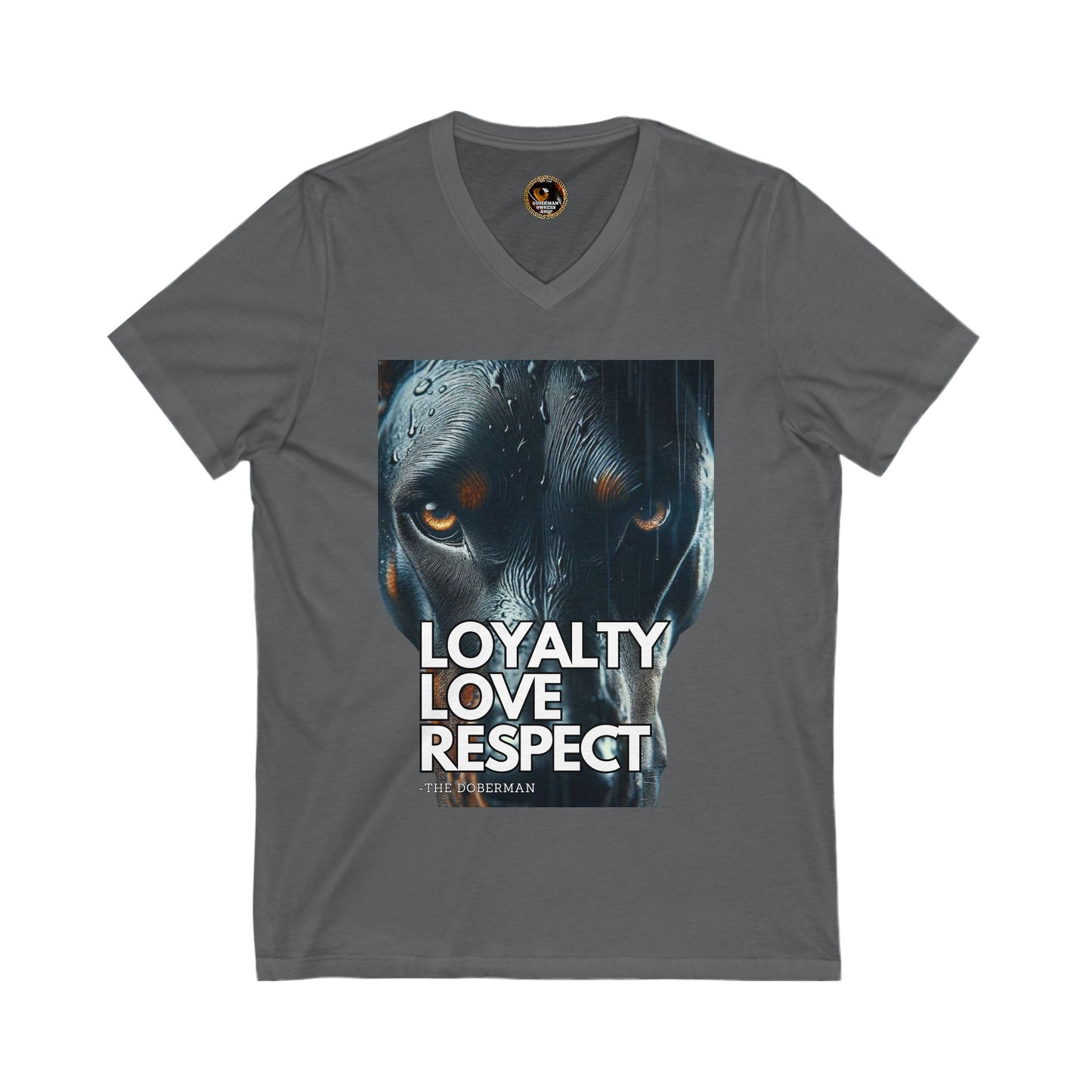 DTT 6 Private Label Unisex Jersey Short Sleeve V-Neck Tee