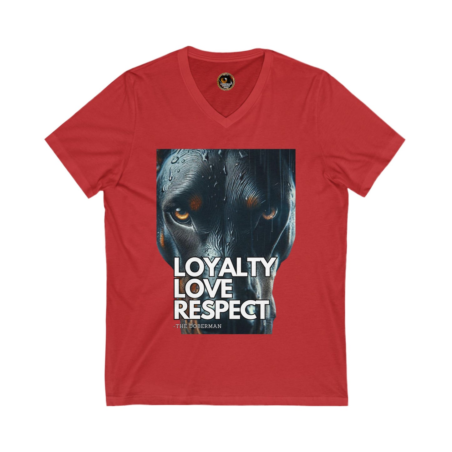 DTT 6 Private Label Unisex Jersey Short Sleeve V-Neck Tee