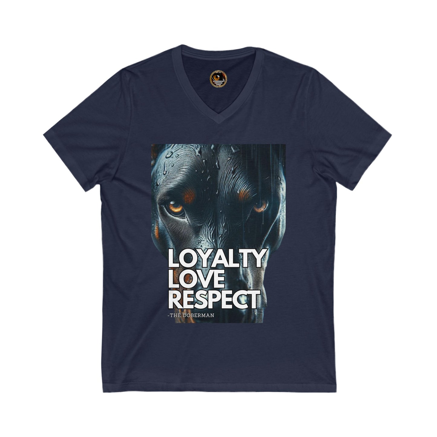 DTT 6 Private Label Unisex Jersey Short Sleeve V-Neck Tee