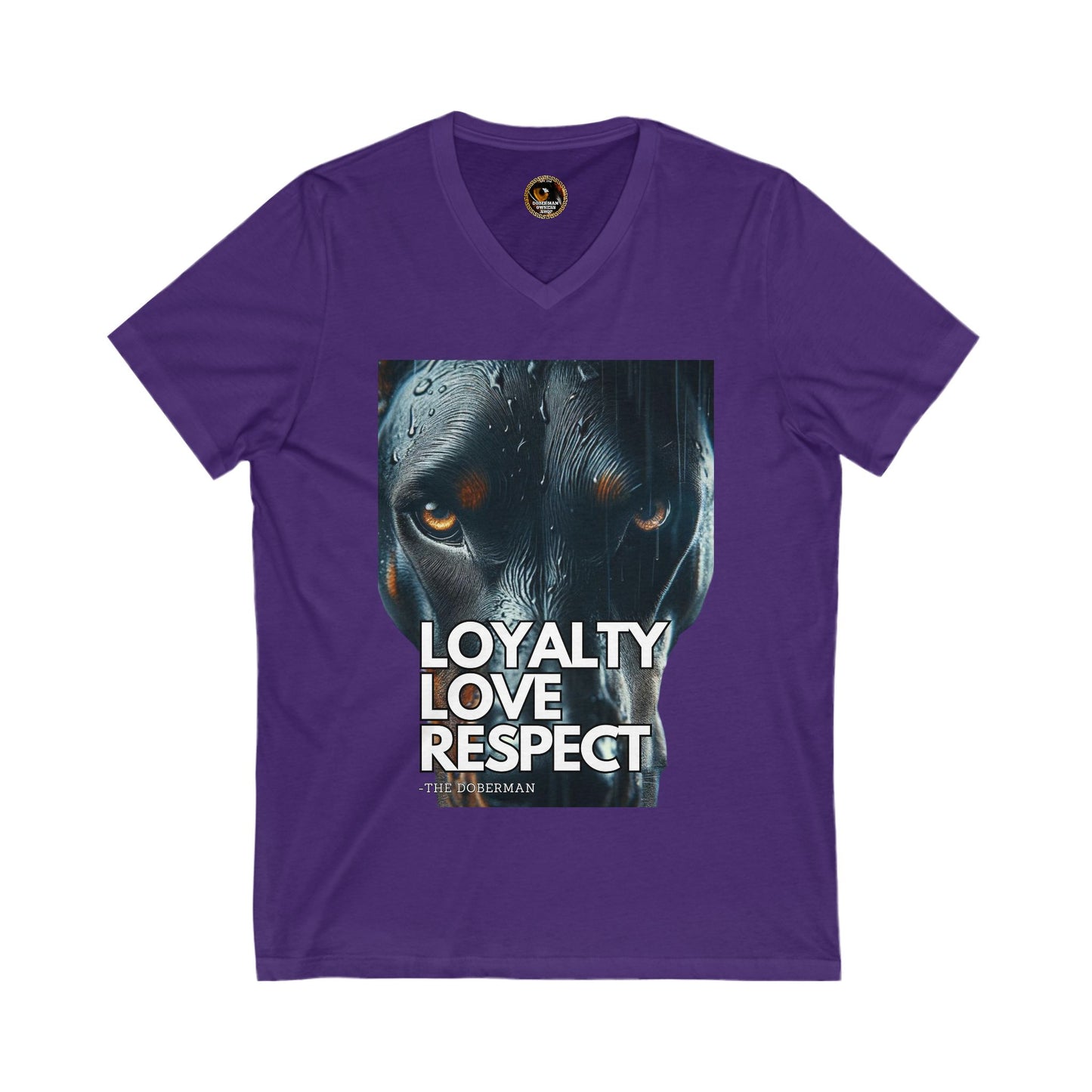 DTT 6 Private Label Unisex Jersey Short Sleeve V-Neck Tee
