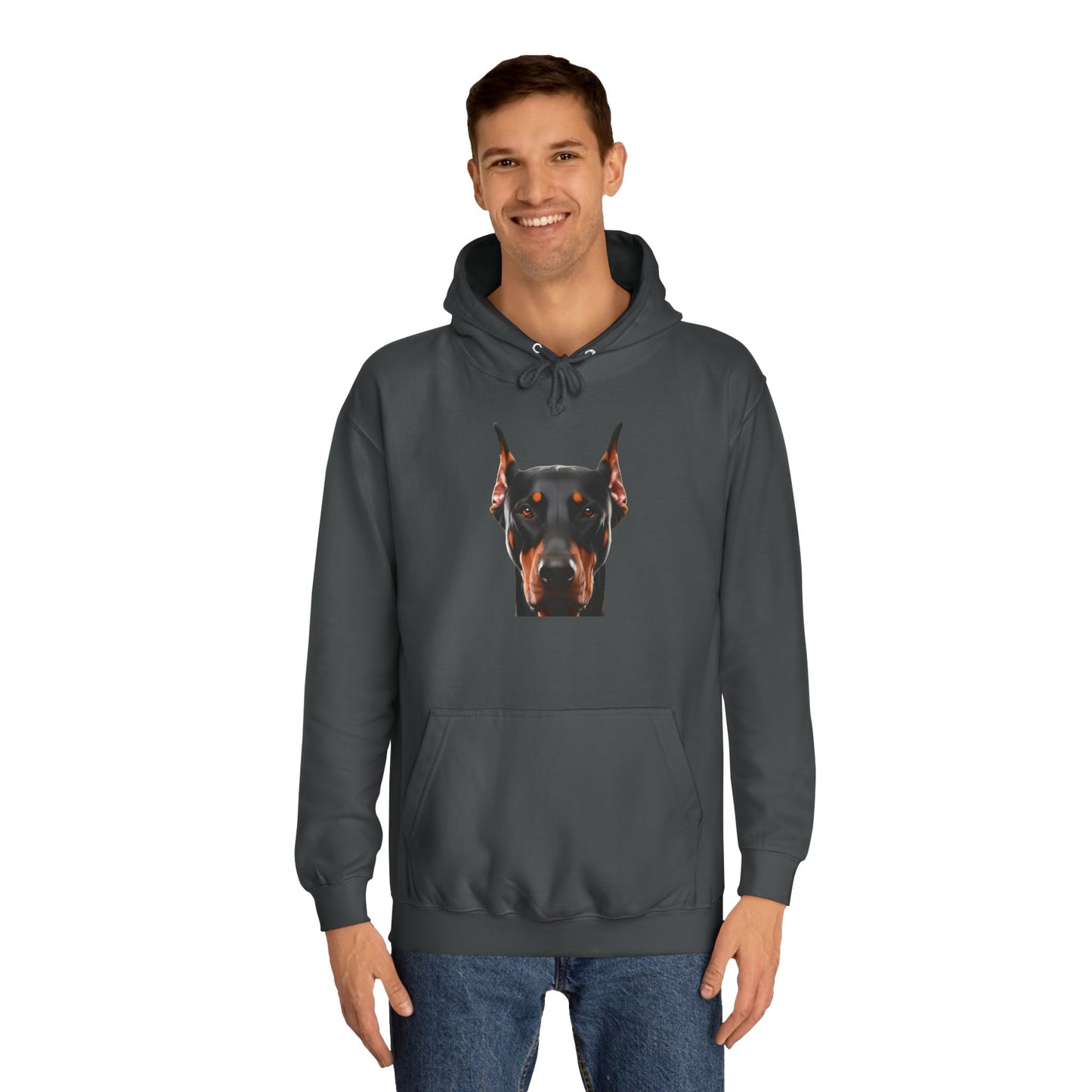 Doberman 1 Unisex College Hoodie