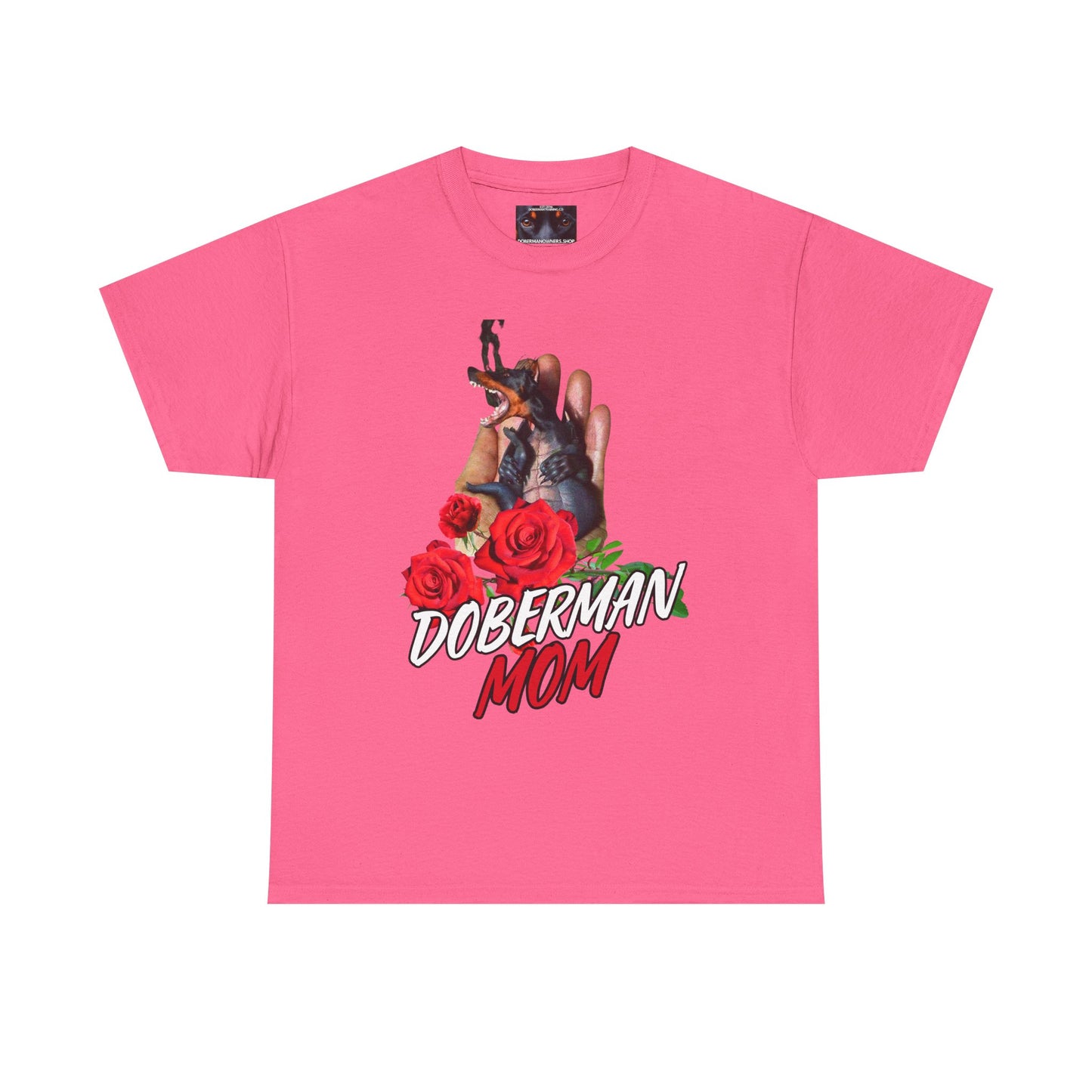 Dragon Mom Roses 10 Private Lable Unisex Heavy Cotton Tee