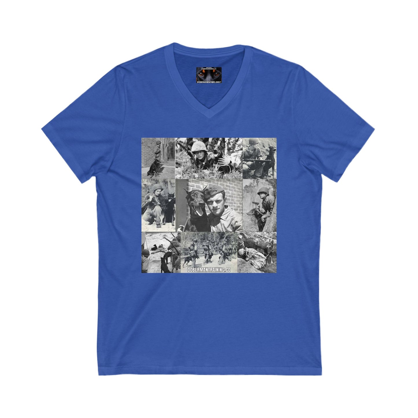 Group 2 Private Label Unisex Jersey Short Sleeve V-Neck Tee