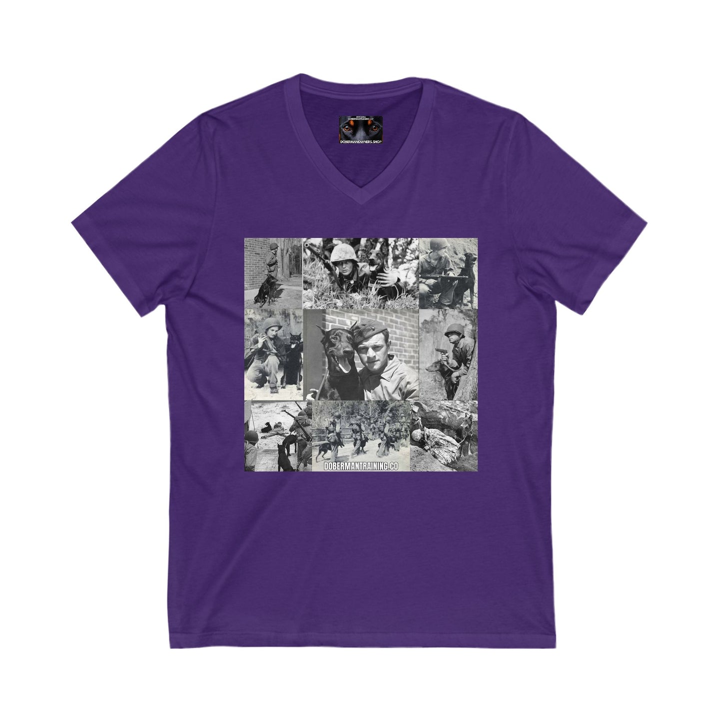 Group 2 Private Label Unisex Jersey Short Sleeve V-Neck Tee
