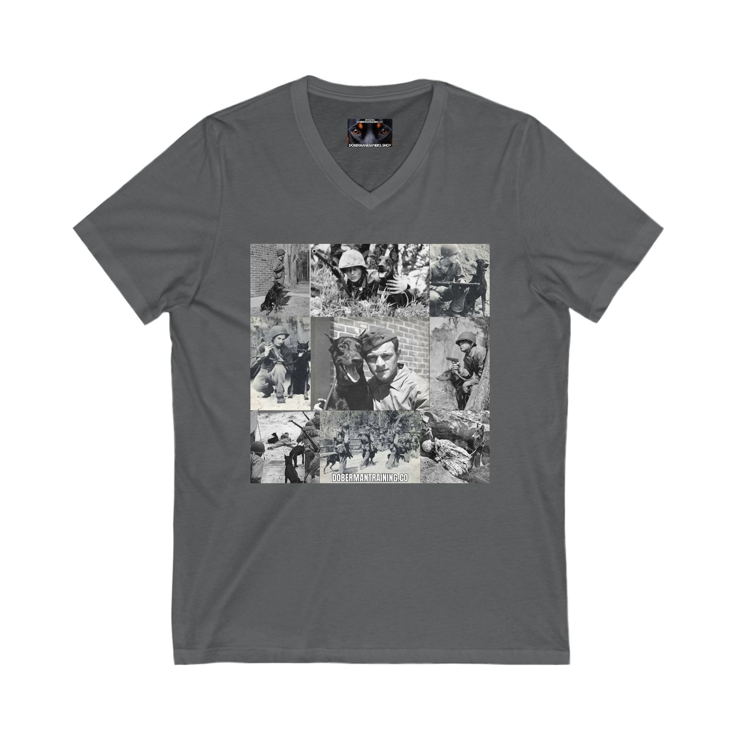 Group 2 Private Label Unisex Jersey Short Sleeve V-Neck Tee