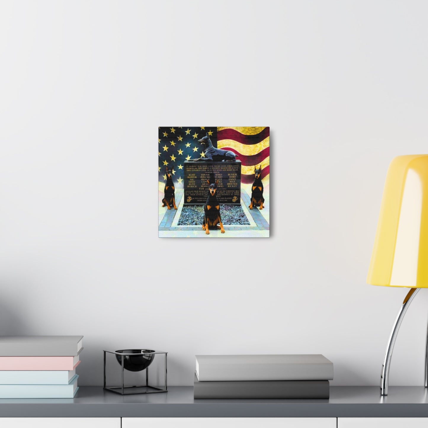 Doberman Tribute 1 Canvas