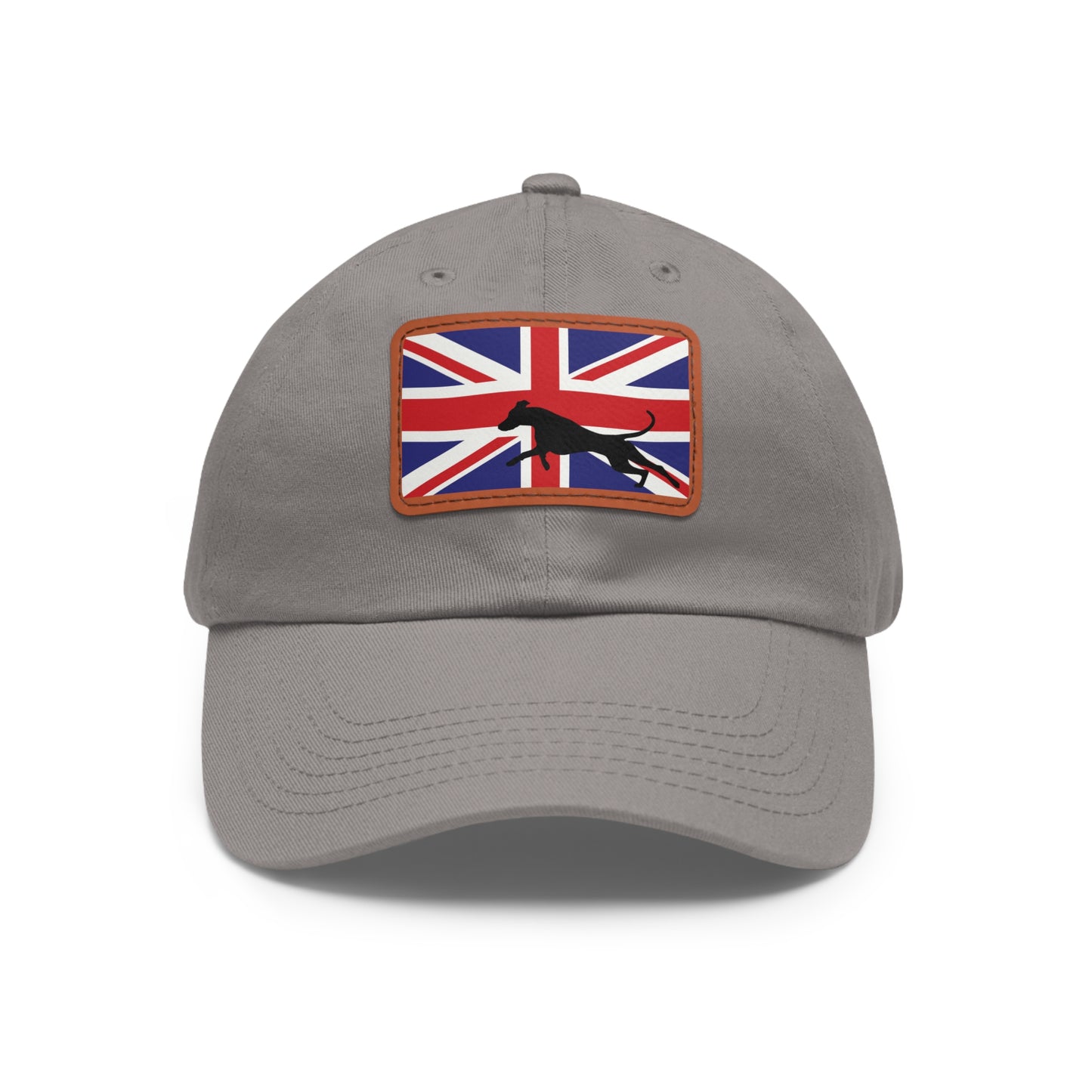 Doberman UK Protect 2 Dad Hat with Leather Patch (Rectangle)