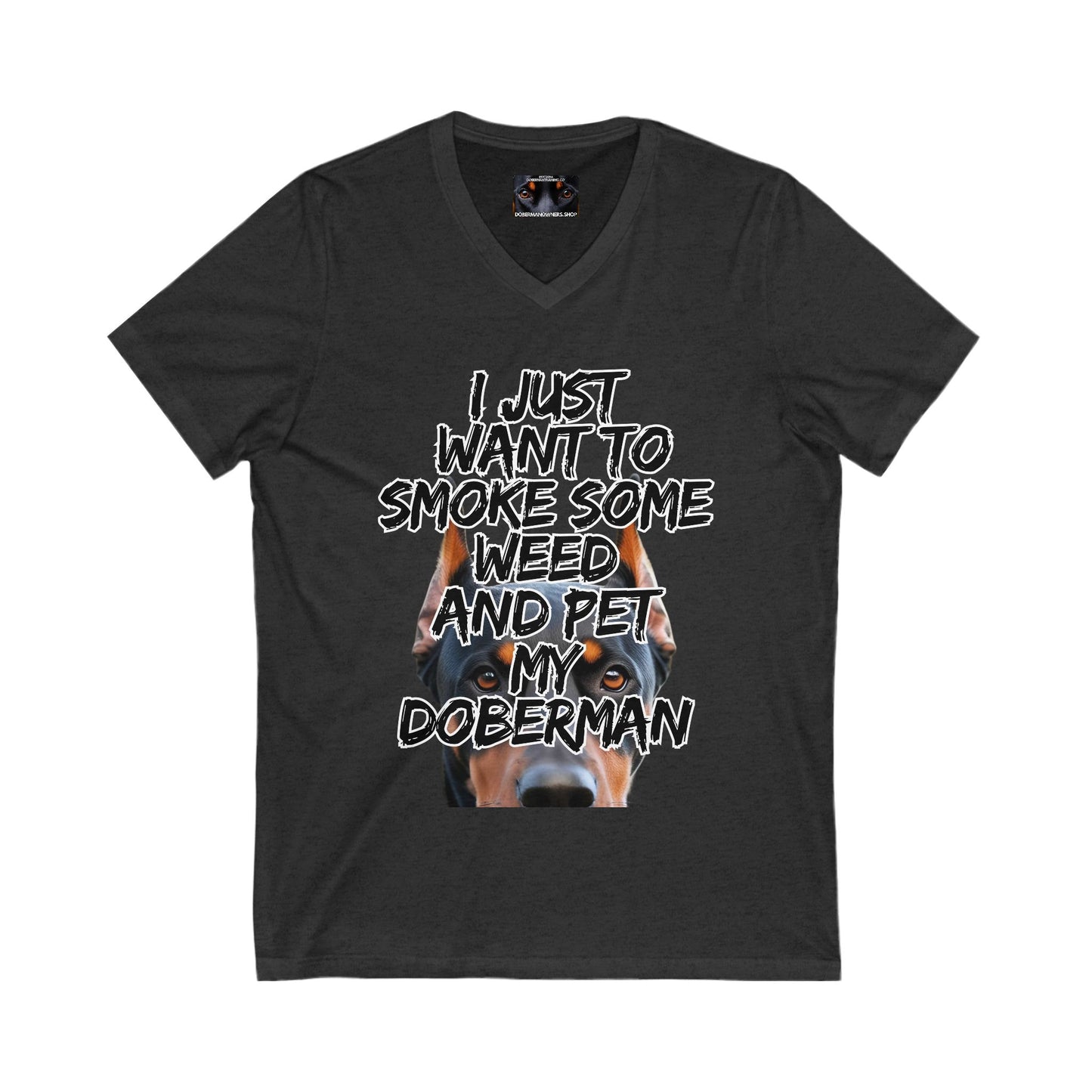 Just 2 Unisex Jersey Short Sleeve V-Neck Tee