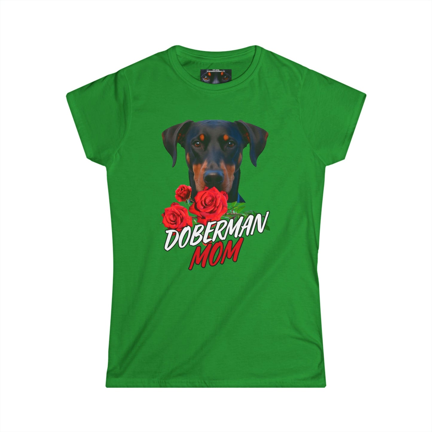 Dobie Mom 1 Women's Softstyle Tee