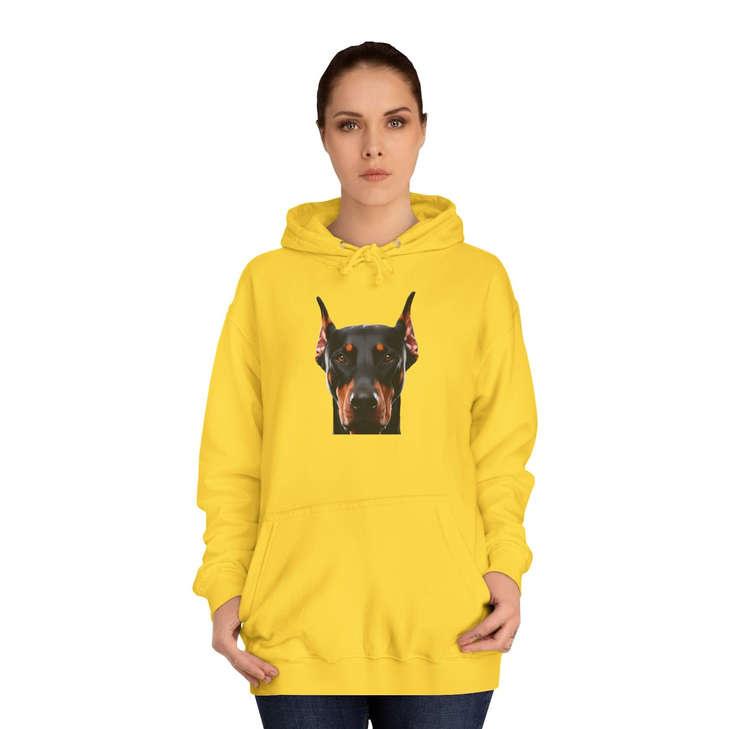Doberman 1 Unisex College Hoodie