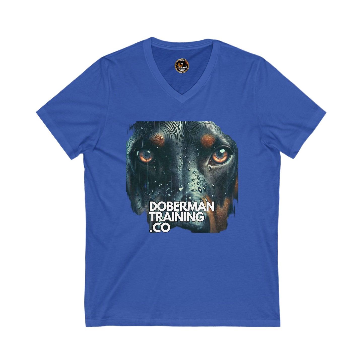 DTT 2 Private Lable Unisex Jersey Short Sleeve V-Neck Tee