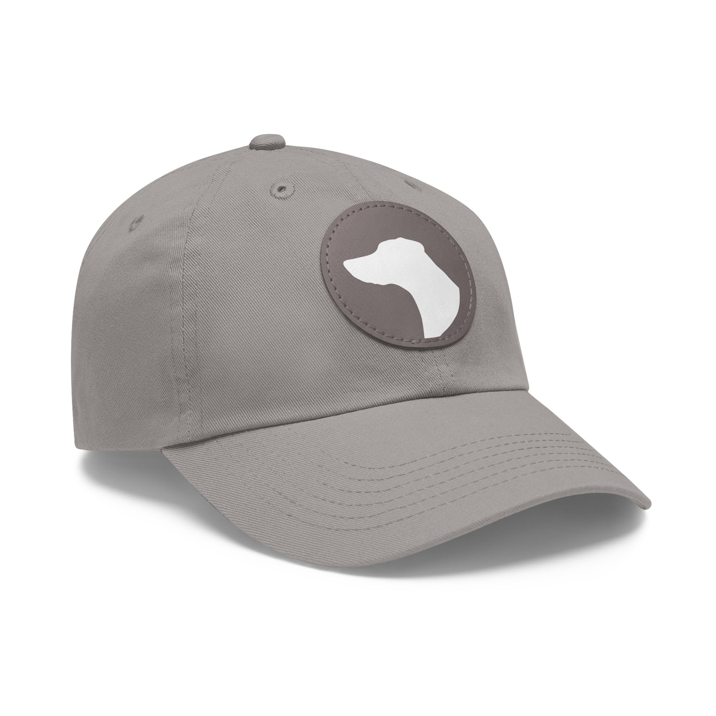 N 1 Dad Hat with Leather Patch (Round)